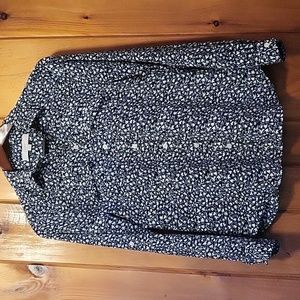 Ann Taylor Loft Floral Blouse Size XS